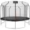 Rundtrampolin 400 cm mit Sicherheitsnetz 120 kg HUDORA