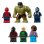 Set de construcción LEGO Marvel 76350 Spider-Man vs Hulk con 5 minifiguras