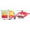 Modèle réduit SIKU SUPER Mercedes-Benz Ambulance et Hélicoptère 1:87