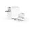 Chargeur GaN 67W Creative 3 Ports USB-C/USB-A Blanc