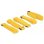 Brida de velcro DeLOCK amarilla 20 mm x 300 mm