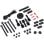 Sharkoon OfficePal Kabelorganizer - 136 Teile Schwarz