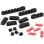 Sharkoon OfficePal Kabelorganizer - 136 Teile Schwarz