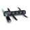 Organizador de cables Sharkoon OfficePal 136 piezas negro