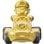 Coche teledirigido Carrera Mario Kart Mini RC Dorado 2.4 GHz