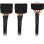 Cable de alimentación Sharkoon Y SATA 90° Negro