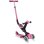 Scooter Infantil 3 en 1 Globber Go-Up Deluxe Lights LED Rosa