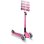 Scooter Infantil 3 en 1 Globber Go-Up Deluxe Lights LED Rosa