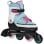 Patins à roulettes HUDORA Basic Ajustables Taille 34-37 Menthe/Noir