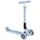 Monopattino bambino Globber Junior Eco 3 ruote LED azzurro