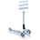 Monopattino bambino Globber Junior Eco 3 ruote LED azzurro