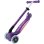 Monopattino Globber Primo Foldable Plus 3 ruote LED Viola/Rosa