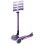 Monopattino Globber Primo Foldable Plus 3 ruote LED Viola/Rosa