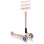 Monopattino 3 in 1 Globber Go-Up Foldable Plus Eco 3,8 kg Rosa neon