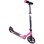 Monopattino Muuwmi Vespa 205 mm Ruote PU Freno antiscivolo Rosa neon/Nero
