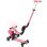 Scooter infantil GLOBBER Go-Up Baby Lights 360 rosa neón