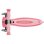 Scooter infantil GLOBBER Go-Up Baby Lights 360 rosa neón