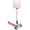 Patinete 3 en 1 Globber Go-Up Active Lights Scooter rosa/Baya 50 kg