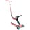 Patinete 3 en 1 Globber Go-Up Active Lights Scooter rosa/Baya 50 kg