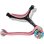 Patinete 3 en 1 Globber Go-Up Active Lights Scooter rosa/Baya 50 kg