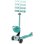 Vespa infantil GLOBBER Go-Up Baby Lights 360 Menta/Verde oscuro