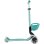 Vespa infantil GLOBBER Go-Up Baby Lights 360 Menta/Verde oscuro