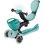 Vespa infantil GLOBBER Go-Up Baby Lights 360 Menta/Verde oscuro