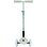 Monopattino bambino Globber Primo Foldable Plus 3 ruote LED verde chiaro