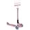 Monopattino Globber Primo Foldable Plus Lights Eco 3 ruote Berry