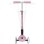 Monopattino Globber Primo Foldable Plus Lights Eco 3 ruote Berry