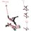 Monopattino Globber Go-Up Active Lights 360 3 ruote rosa neon