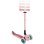 Monopattino Globber Go-Up Active Lights 360 3 ruote rosa neon