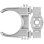 Patte de fixation Bosch PRO EPC-32 Ø32 mm - Lot de 50