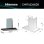 Campana extractora Hisense decorativa Inverter 90cm con Boost y LED