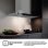 Campana extractora Hisense decorativa Inverter 90cm con Boost y LED