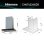 Campana extractora Hisense Inverter Decorativa 60cm con control táctil