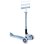 Patinete scooter Globber Primo Foldable Plus Lights Eco 3 ruedas celeste