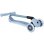 Patinete scooter Globber Primo Foldable Plus Lights Eco 3 ruedas celeste