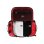 The North Face Base Camp Duffel S Red/black 50 L - Bolsa De Viaje Cilíndrica Resistente Al Agua, Asas Acolchadas Convertibles, Cierre U Y Correas De Compresión
