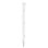 Serrure en Applique La Croisée DS Tige Inox 500 mm Blanc RAL9010
