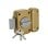 Serrure Iseo City 150 En Applique Cylindre 45 mm Finition Métal Doré