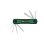 Bosch Set De Llaves Allen Plegables 8 En 1 Hex 1.5 A 6, Acero Cromo-vanadio, Mango Softgrip Bicolor