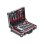 Mallette À Outils Meister 131 Pièces En Aluminium, Coffret Rigide Avec Outils À Main Complets