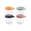 Beaba Sunrise Color Mix Tarros De Vidrio Para Comida Infantil, Pack De 4 X 250 Ml, Tapa Hermética Suave, Graduados Ml/oz, Apilables, Aptos Para Congelar Y Esterilizar