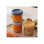 Beaba Sunrise Color Mix Tarros De Vidrio Para Comida Infantil, Pack De 4 X 250 Ml, Tapa Hermética Suave, Graduados Ml/oz, Apilables, Aptos Para Congelar Y Esterilizar