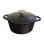 Cocotte Baumalu 336407 Ghisa 26 cm Nera Opaca Coperchio Bombato Manici Integrati