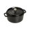 Zwilling Staub Cocotte Redonda De Hierro Fundido Esmaltado 24 Cm Negra Mate 3,7 L Para 4 Personas, Para Guisar Y Asar, Apta Para Inducción Y Horno