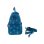 Bolsa Isotérmica Thermobaby Oketi Poketi Azul 4,5l Con 2 Compartimentos Y Accesorios De Almacenaje