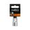 Neo Tools Vaso De 6 Puntas 1/2" Ø24 Mm Din 3124, Acero Crv, Acabado Cromado Pulido