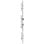 Serrure multipoints Stremler Assa Abloy TF3 3 points inox 1860 mm